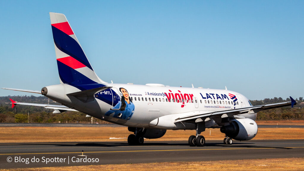 Pr Myl Airbus A Rock In Rio Latam Airlines Blog Do Spotter