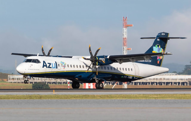 ATR 72 AZUL LINHAS AÉREAS - PR-AQQ - SPOTTER DAY SBCF