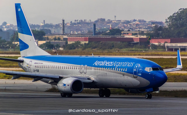LV-FUB - Boeing 737-8HX - Aerolineas Argentinas - SBGR