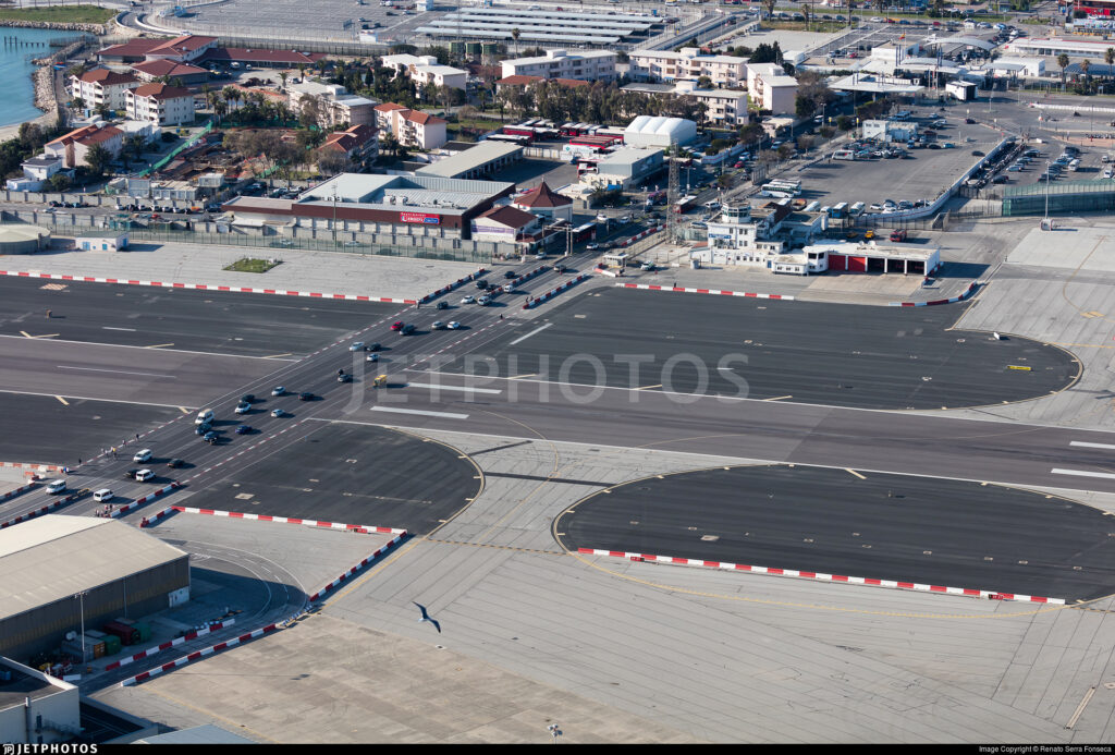 Aeroportos incríveis para fotografar - Aeroporto de Gibraltar