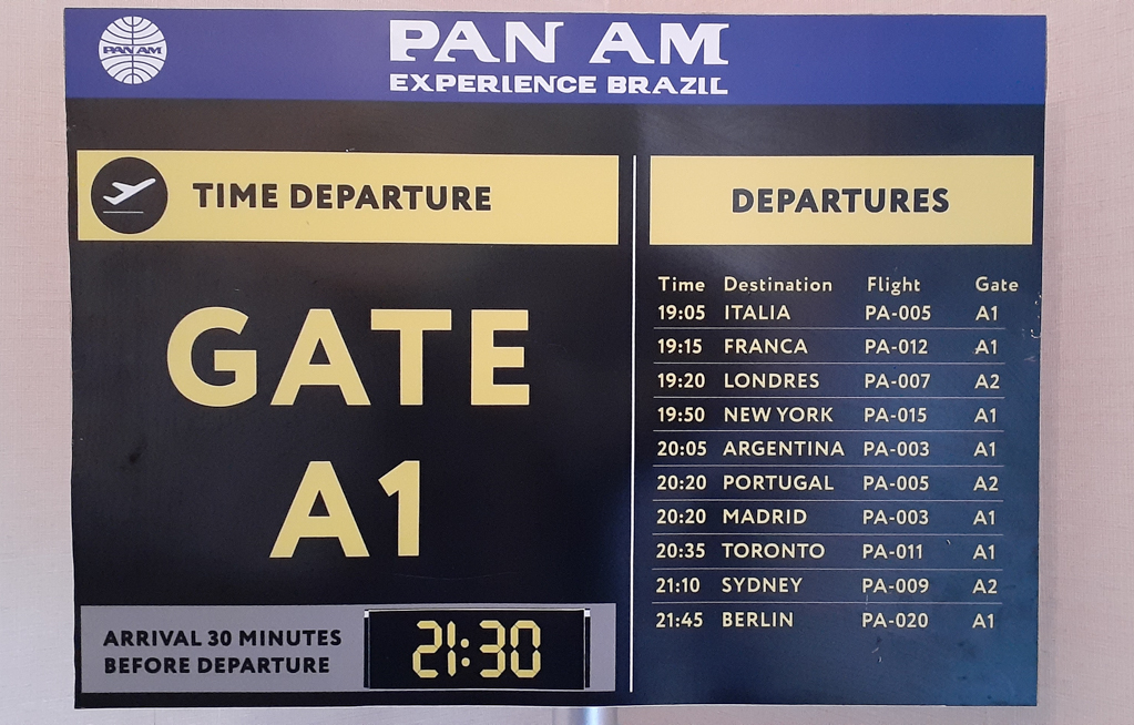 Pan Am Experience - Placa