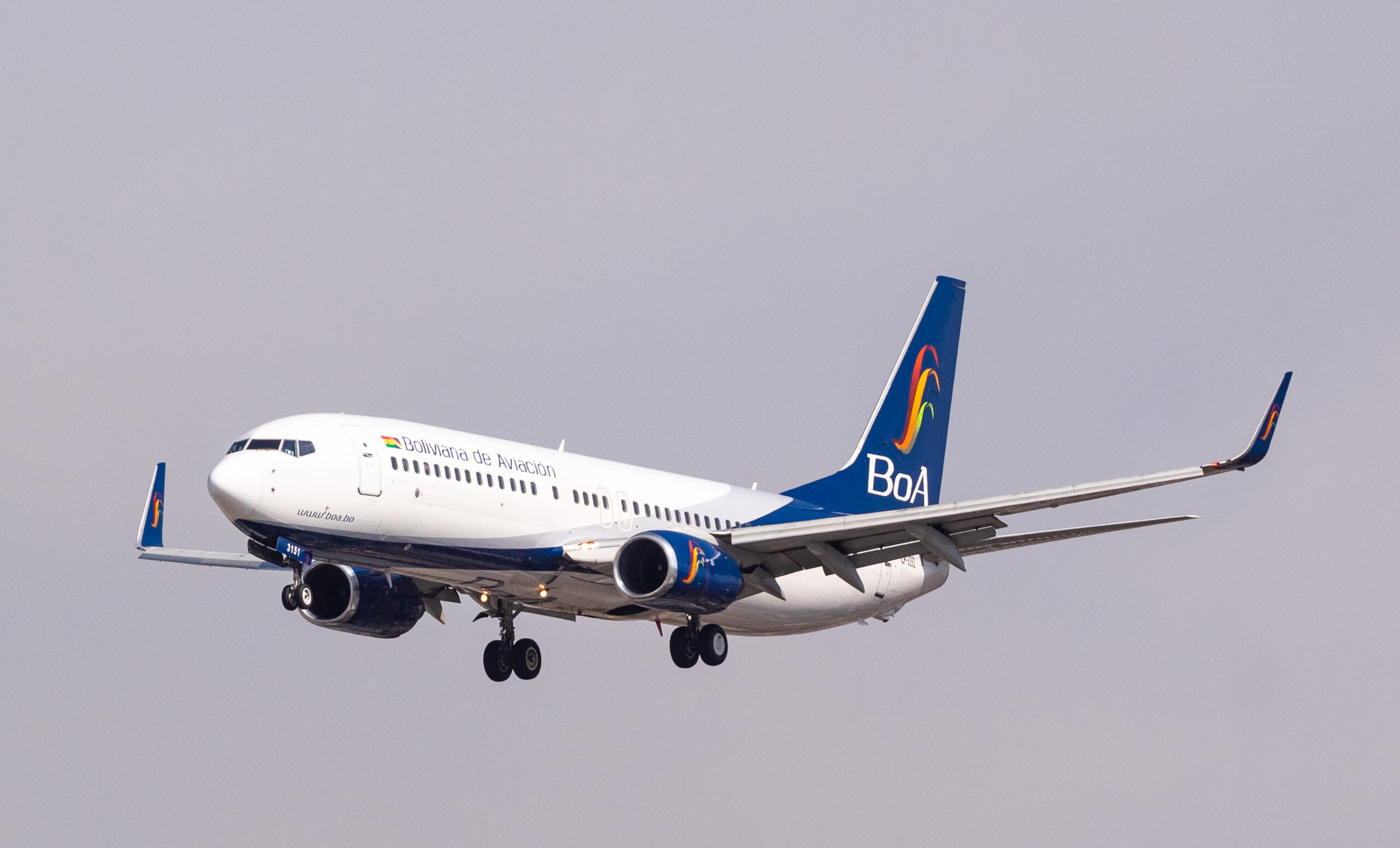 CP-3151 – Boeing 737-8Q8 – BoA – Boliviana de Aviación