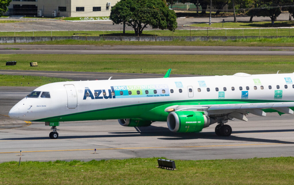 PR-AYX – Embraer 195 – Sustentabilidade -Azul - Blog do Spotter