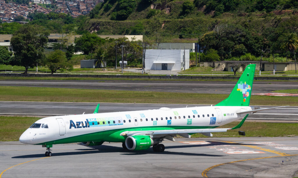 PR-AYX – Embraer 195 – Sustentabilidade -Azul - Blog do Spotter