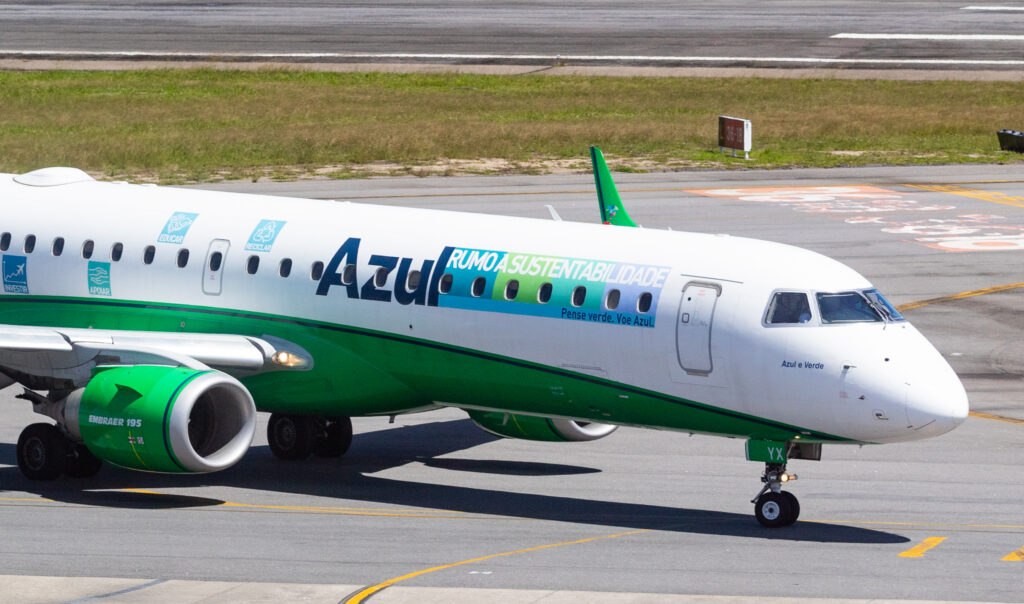 PR-AYX – Embraer 195 – Sustentabilidade -Azul - Blog do Spotter