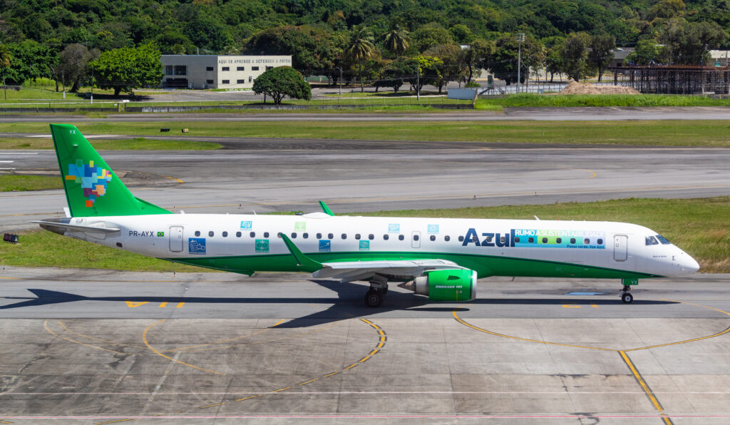 PR-AYX – Embraer 195 – Sustentabilidade -Azul - Blog do Spotter