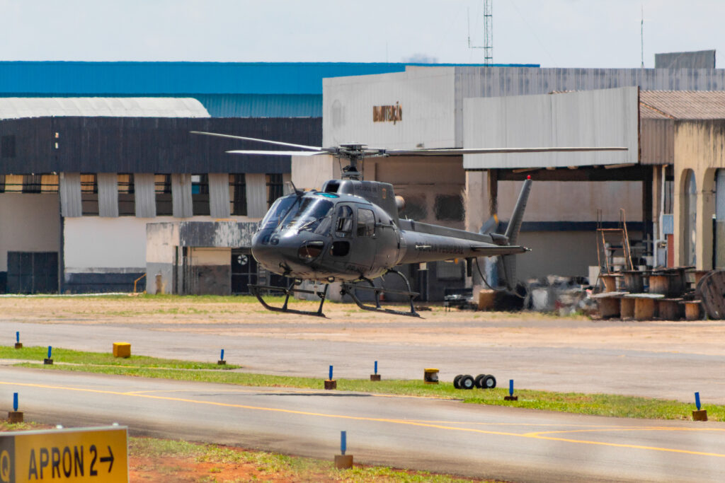 PR-HFA – Helibrás AS-350B2 Esquilo – Polícia Federal - Blog do Spotter