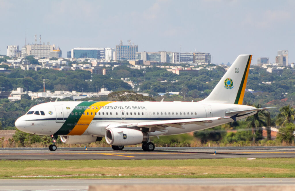 FAB2101 – Airbus A319 VC-1A – Força Aérea Brasileira - Blog do Spotter