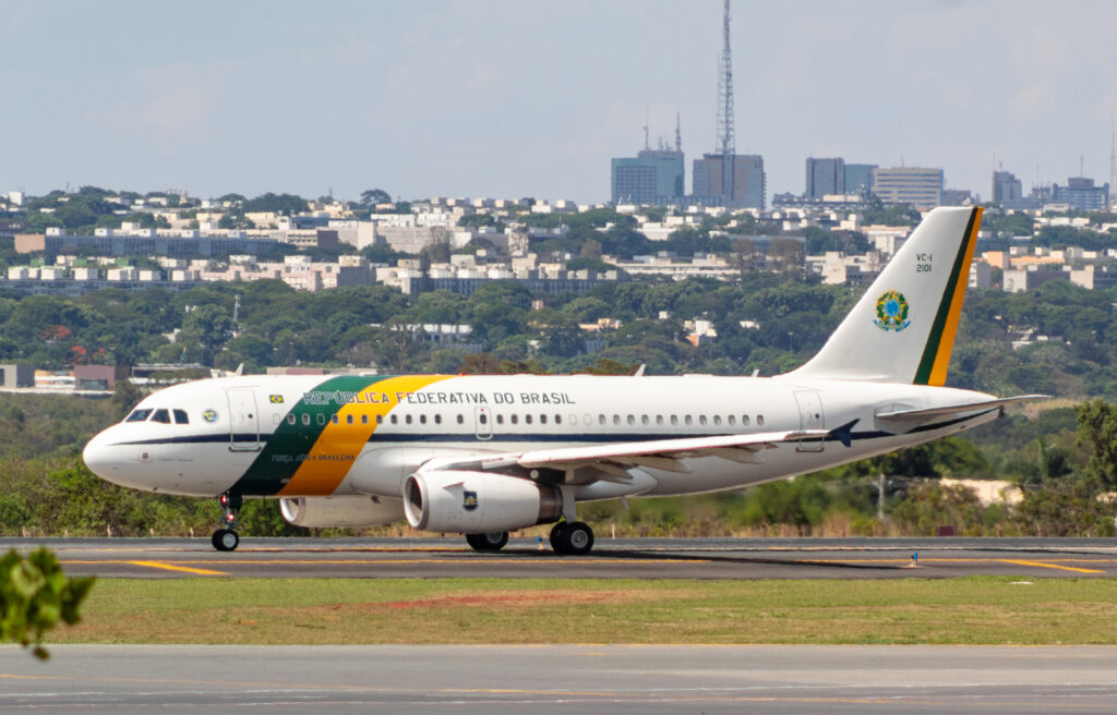 FAB2101 – Airbus A319 VC-1A – Força Aérea Brasileira - Blog do Spotter