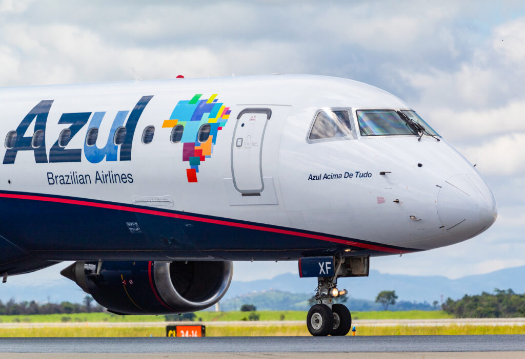 PR-AXF - Embraer 195 - Azul Linhas Aéreas - Blog do Spotter