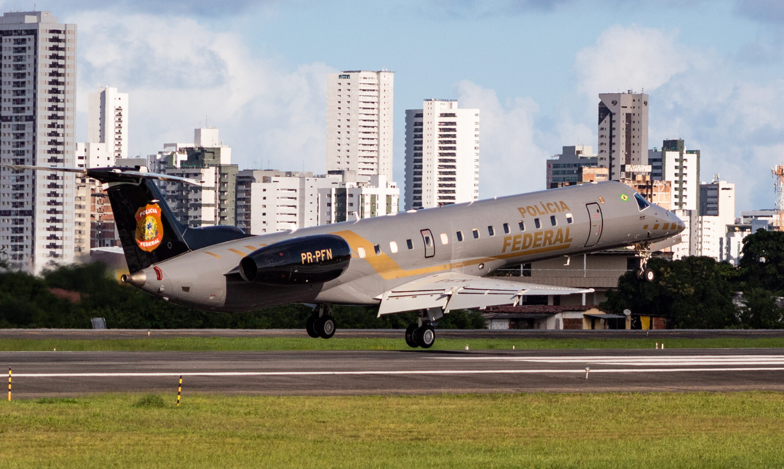 PR-PFN – Embraer ERJ 145 LR – Polícia Federal - Blog do Spotter