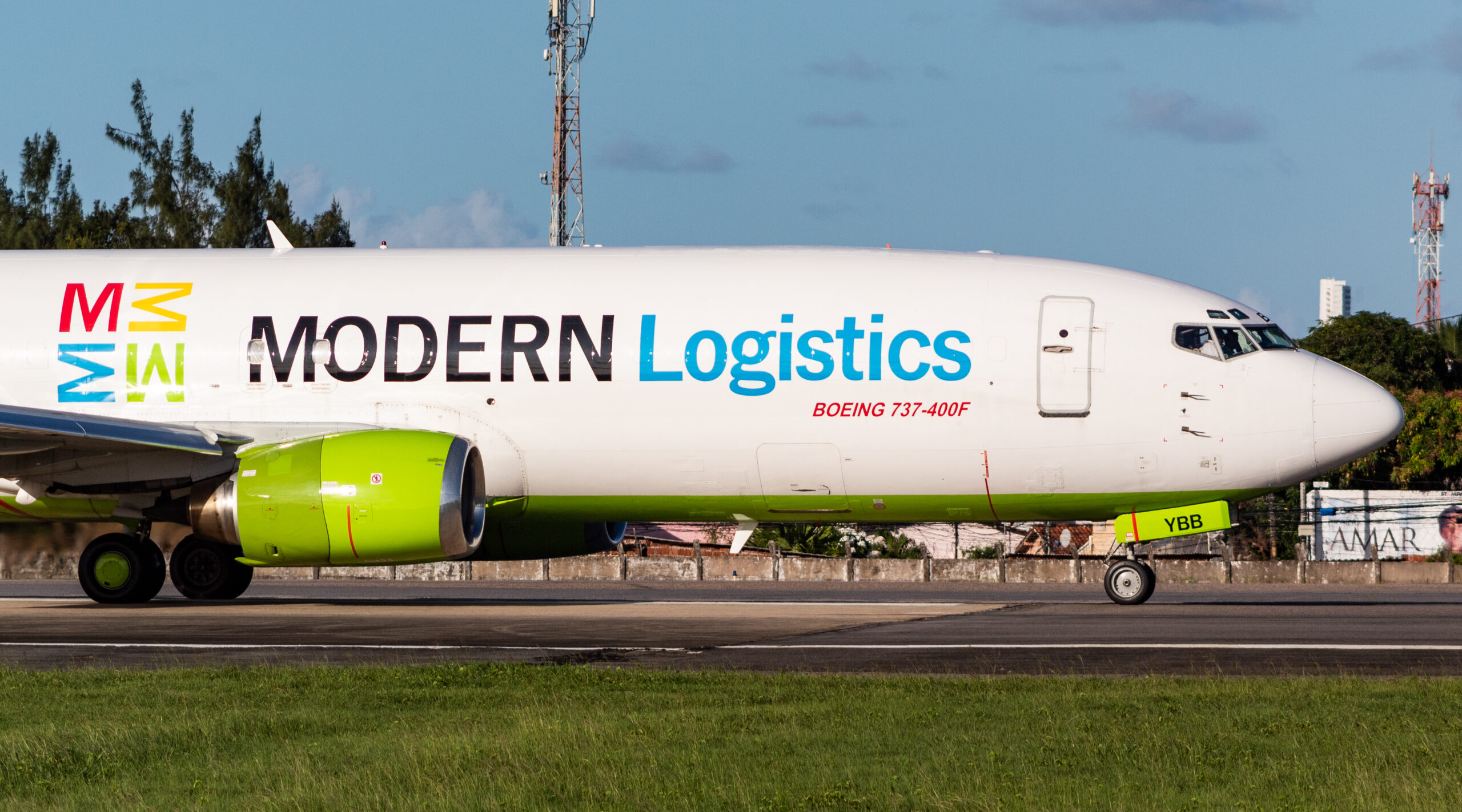 PP-YBB – Boeing 737-4Q8 – Modern Logistics - Blog do Spotter