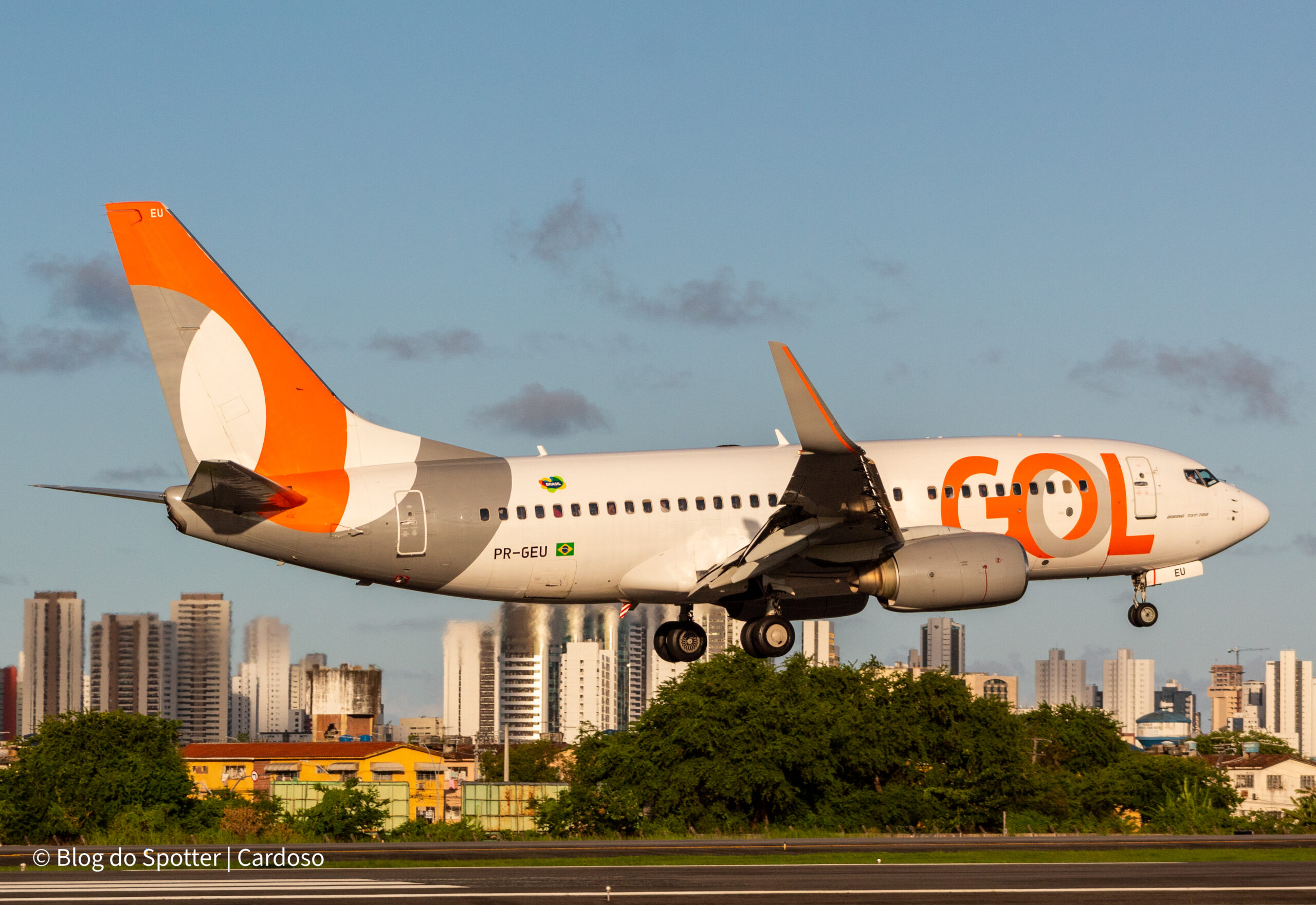 PR-GEU – Boeing 737-752 – GOL Linhas Aéreas - Blog do Spotter