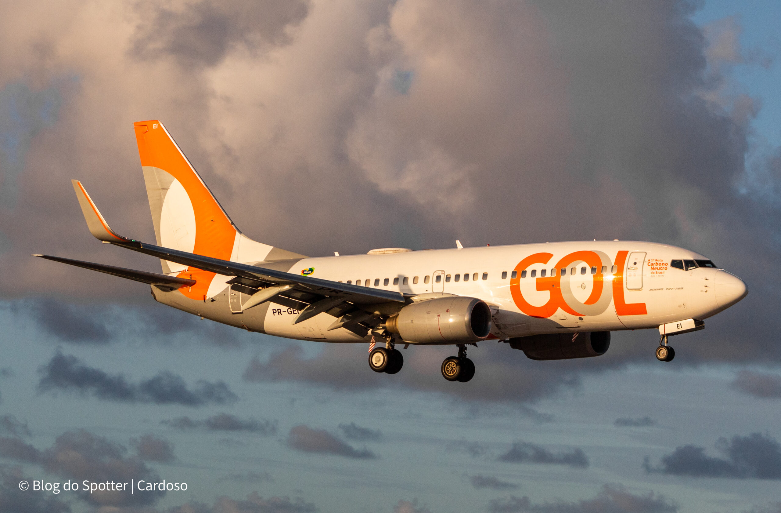 PR-GEI – Boeing 737-76N – GOL Linhas Aéreas - Blog do Spotter