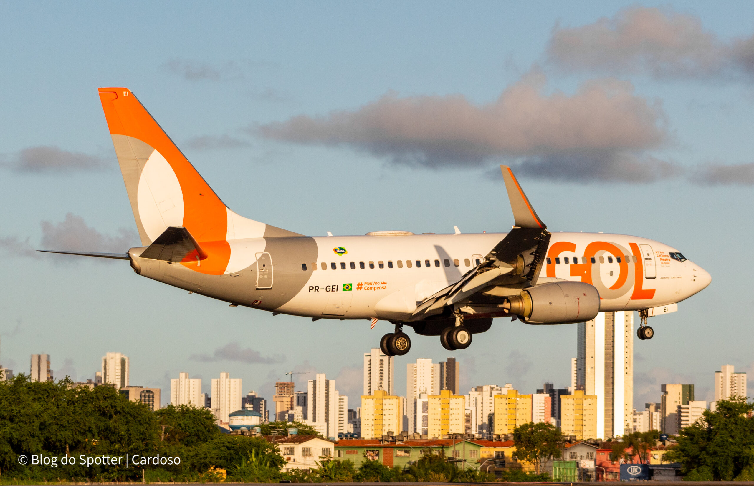 PR-GEI – Boeing 737-76N – GOL Linhas Aéreas - Blog do Spotter