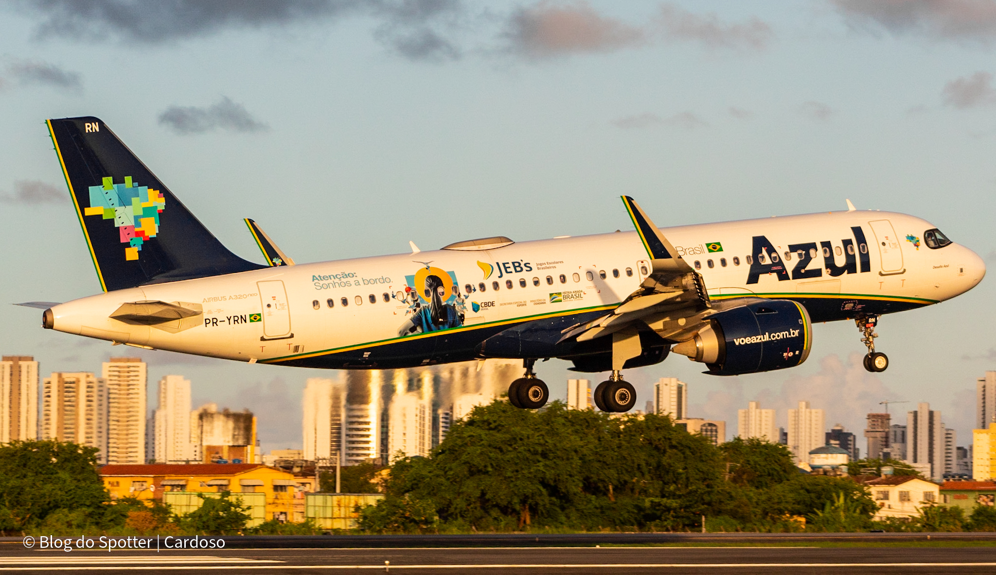 PR-YRN - Jogos JEBs 2021 - AZUL Linhas Aéreas - Blog do Spotter