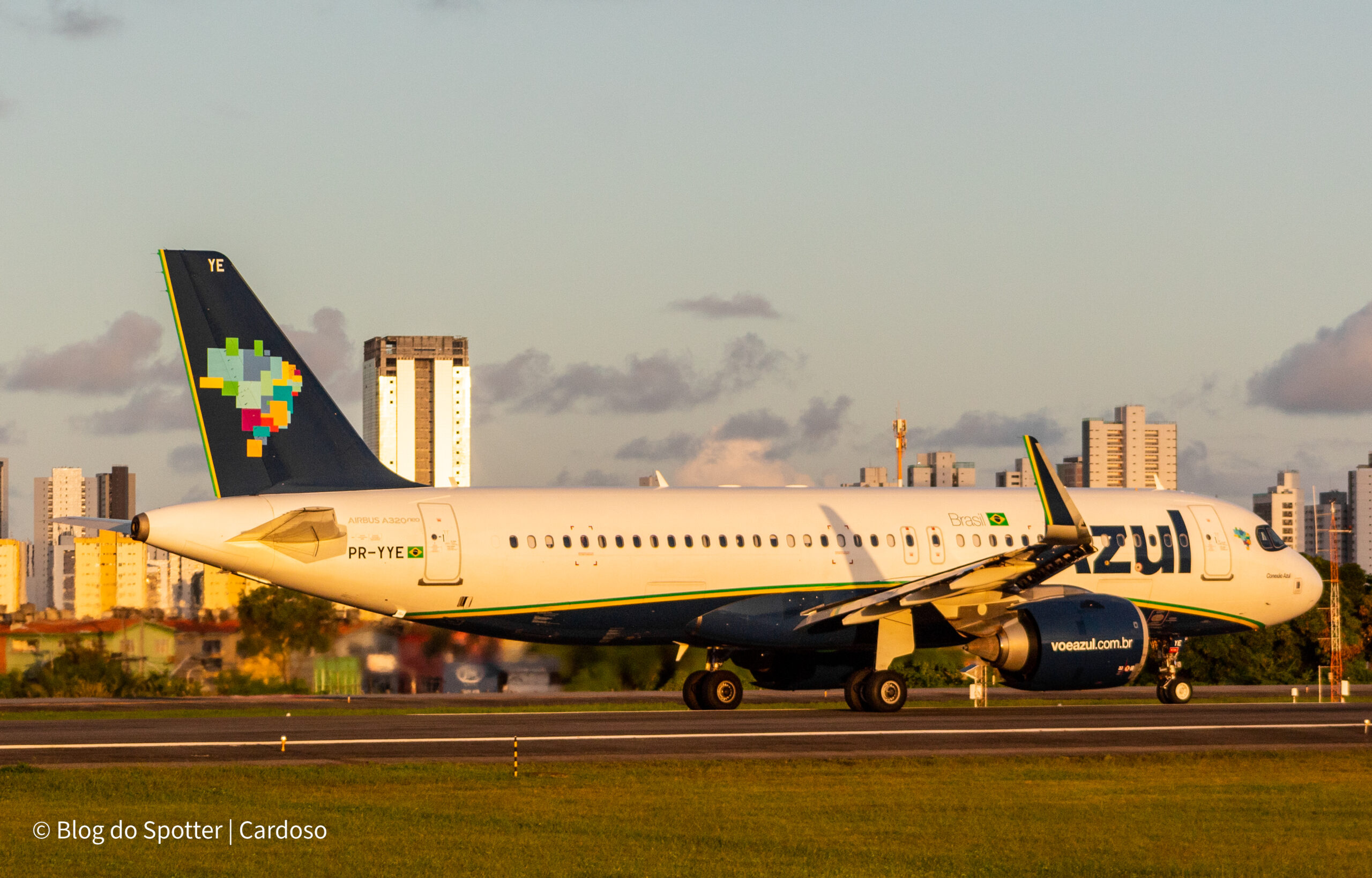 PR-YYE - Airbus A320 NEO - AZUL Linhas Aéreas - Blog do Spotter