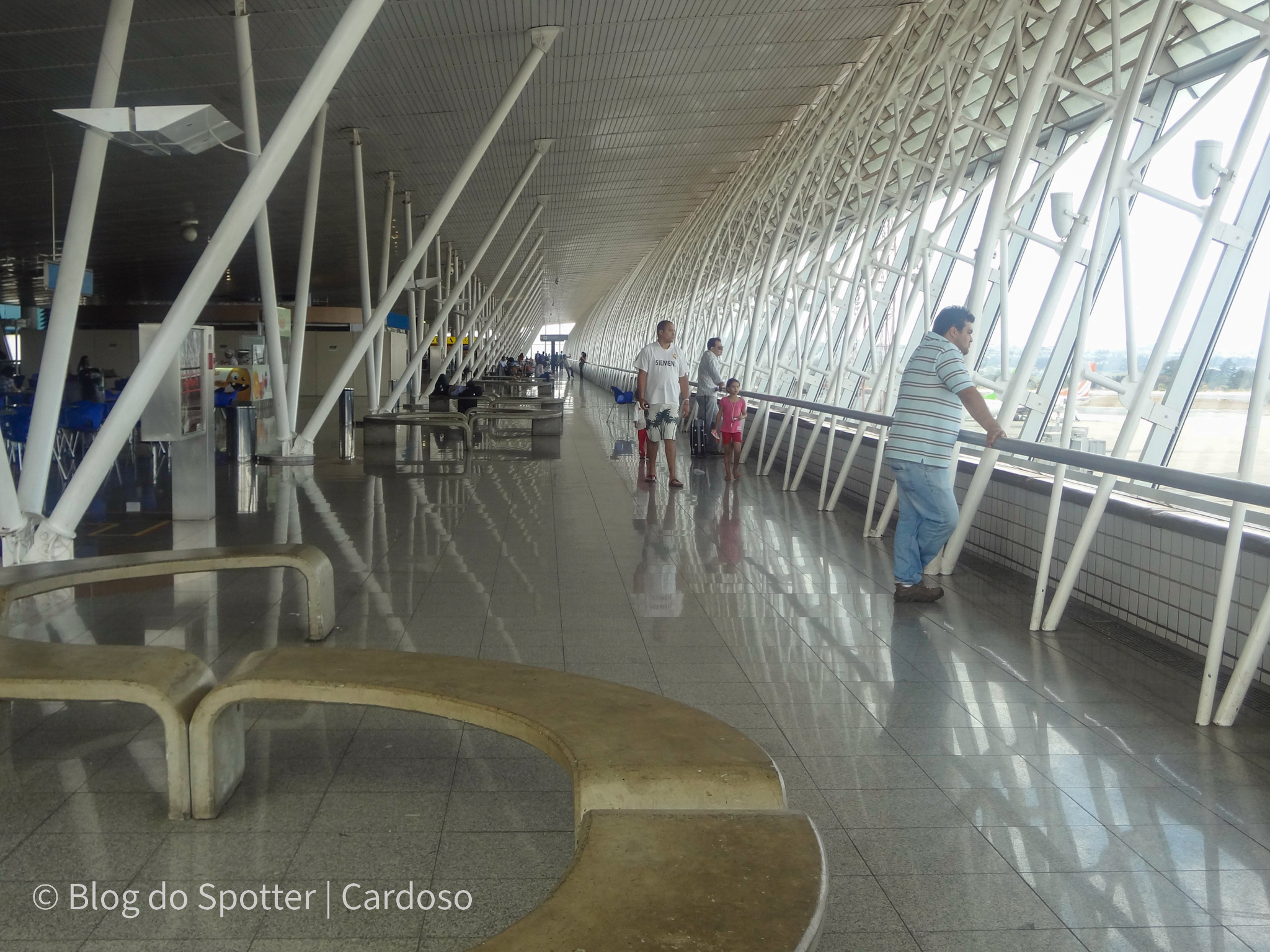 Fotos antigas no Aeroporto Internacional de Brasília - Mirante antes da reforma