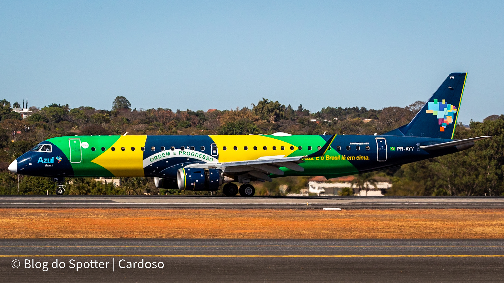 PR-AYV – Embraer 195 – Bandeirinha da Azul Linhas Aéreas- Spotter Day 2022 do Aeroporto de Brasília