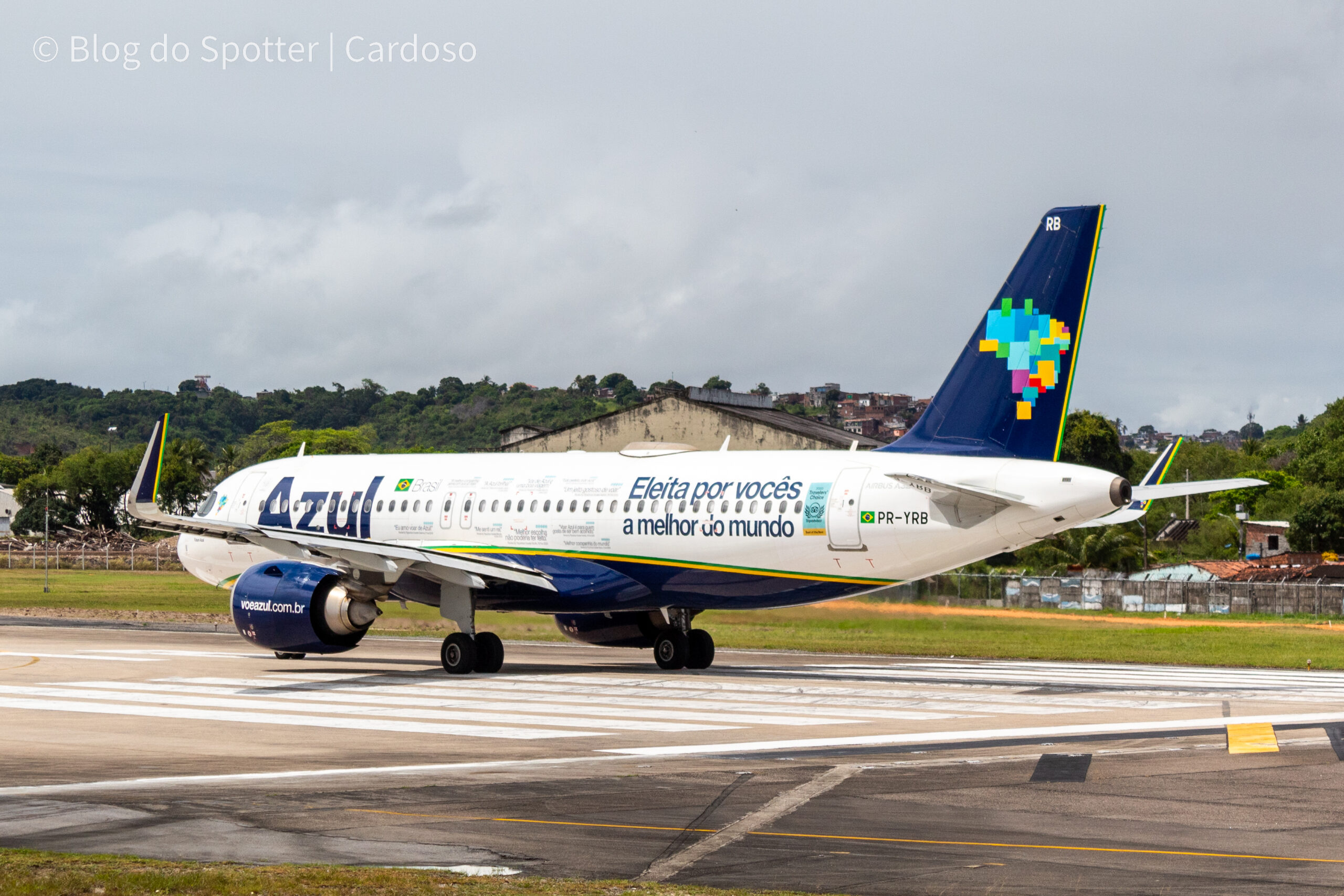 PR-YRB – Airbus A320 NEO – Pintura especial da Azul