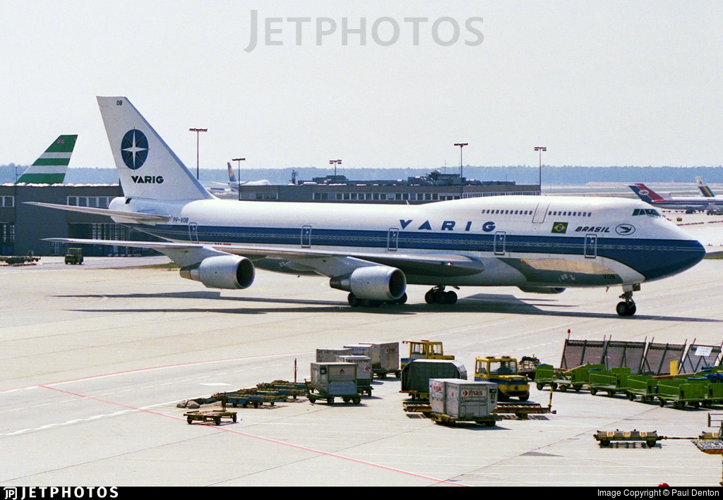 A história da VARIG: da fundação à falência - Boeing 747-341 PP-VOB