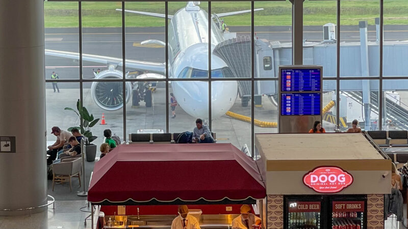 O Aeroporto de Porto Alegre volta a receber passageiros no terminal