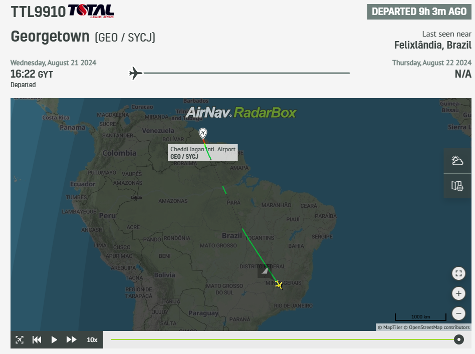 Total Linhas Aéreas recebe o quarto Boeing 737