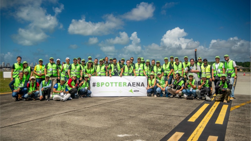 Video mostra como foi o primeiro Spotter Aena em Recife