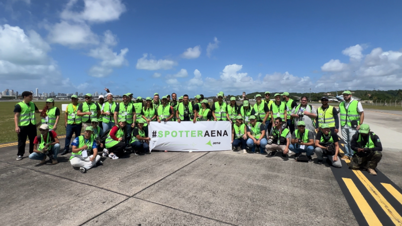 Aena Brasil realiza o primeiro Spotter Day no Recife sob sua gestão