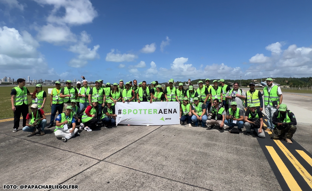 Aena Brasil realiza o primeiro Spotter Day no Recife sob sua gestão